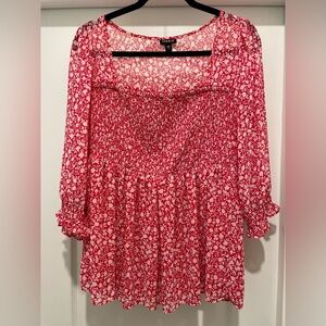 *TORRID* pink floral top